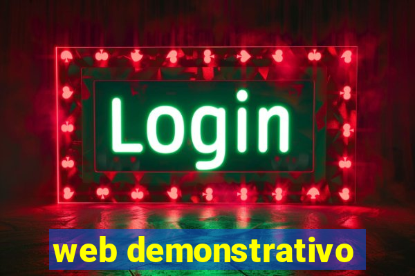 web demonstrativo